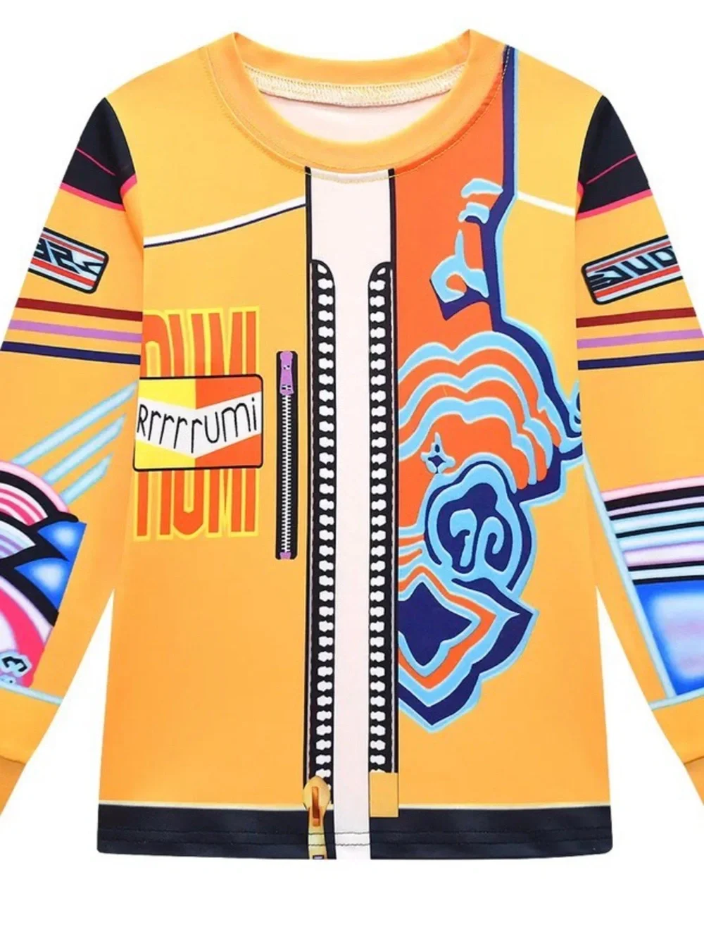 Demon Hunters K-Pop Set with Long Sleeves and Pants, Kid size 2T-3T. (110) Yell